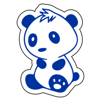 Baby Panda Sticker (Blue)